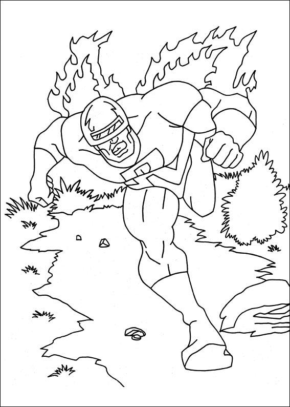 coloriage captain america brule